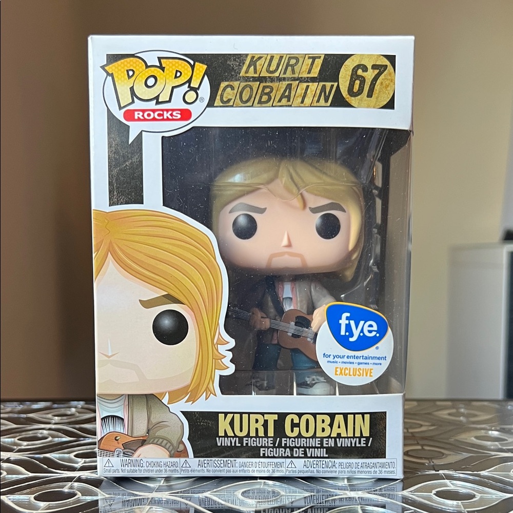 Funko Pop! Rocks Kurt Cobain Figure